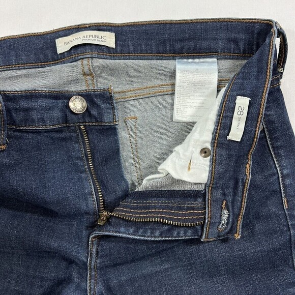 Banana Republic Premium Denim New Perfect Skinny Jeans Size 28 - Picture 3 of 10